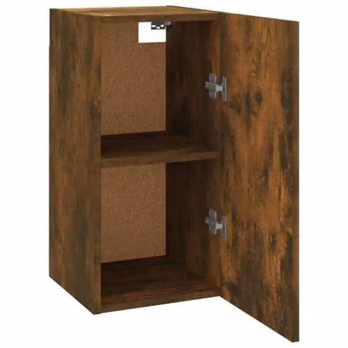 vidaXL Modern Wall Mounted TV Cabinet in Brown Oak, W/D/H: 60 x 30 x 30 cm – 4