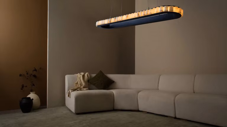 CTO Lighting Avalon Oval Suspended Chandelier in Gold, Brass or Bronze