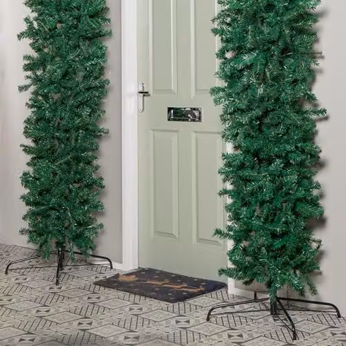 Samuel Alexander 8ft Green Single Door Plain Christmas Tree Arch with 2000 Tips – 2