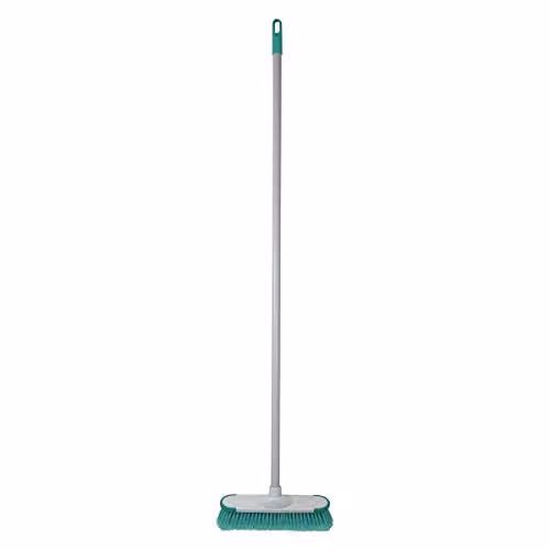 Charles Bentley Green Indoor Broom with Soft Flagged Bristles and Metal Handle, W/D/H: 120 x 14 x 14 cm – 1