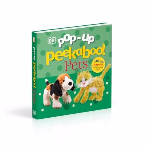 DK Pop-Up Peekaboo Pets Multicolour Board Book, H x W x D: 21.7 x 21.9 x 1.0 cm – 2