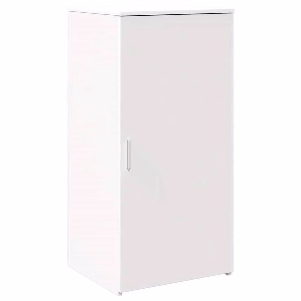 Berkfield Home White Storage Cabinet with Hinged Doors and Internal Shelves, W: 45.0 cm, D: 20.0 cm, H: 103.5 cm – 2