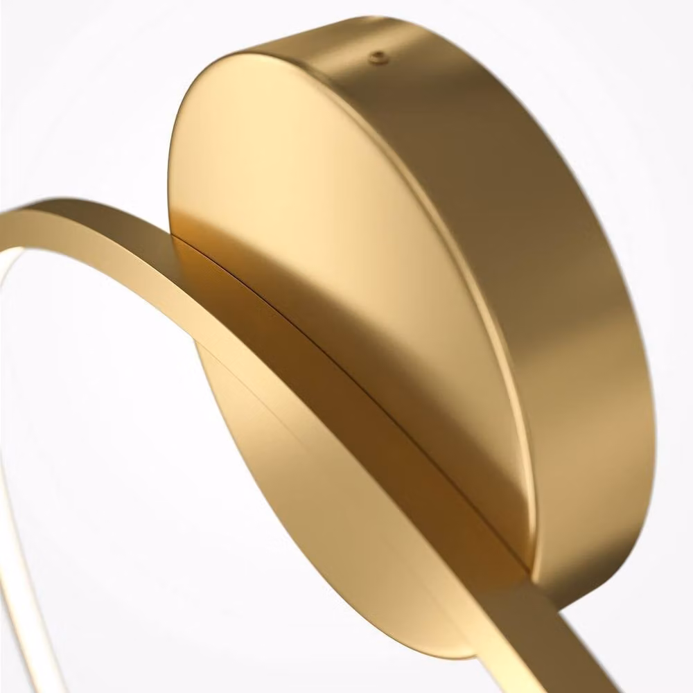 Maytoni Halo Modern Integrated LED Wall Lamp in Gold/Brass, 80cm, 4000K – 2