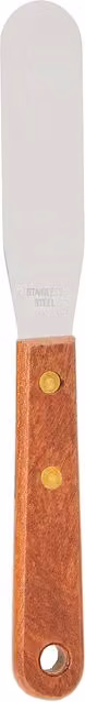 Dexam Stainless Steel Icing Spatula, Silver and Multicolour, 10.5 cm