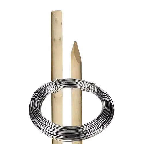 Primrose Round Post Screening or Hurdle Installation Kit Additional Panel with Galvanised Steel Ground Sleeves – 1