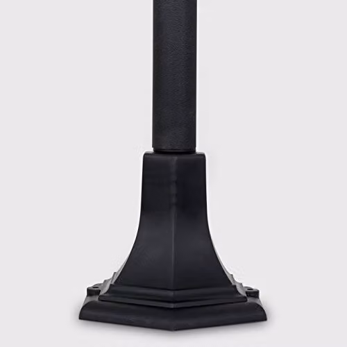 ValueLights Windsor Modern Black Bollard Lantern Outdoor Post Light – 5
