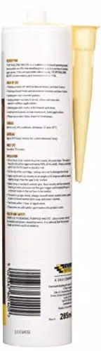 Everbuild Everflex 115 GP General Purpose Building Mastic in Stone and White, 285ml – 2