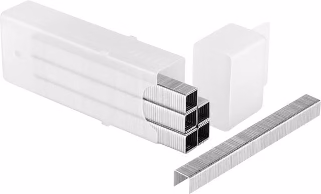 Stanley Tra7 Heavy-duty Flat Wire Staples in Silver and Multicolour