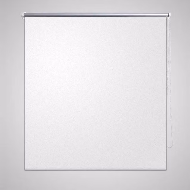 Berkfield Home Blackout Roller Blind, White, W: 80 cm, H: 175 cm