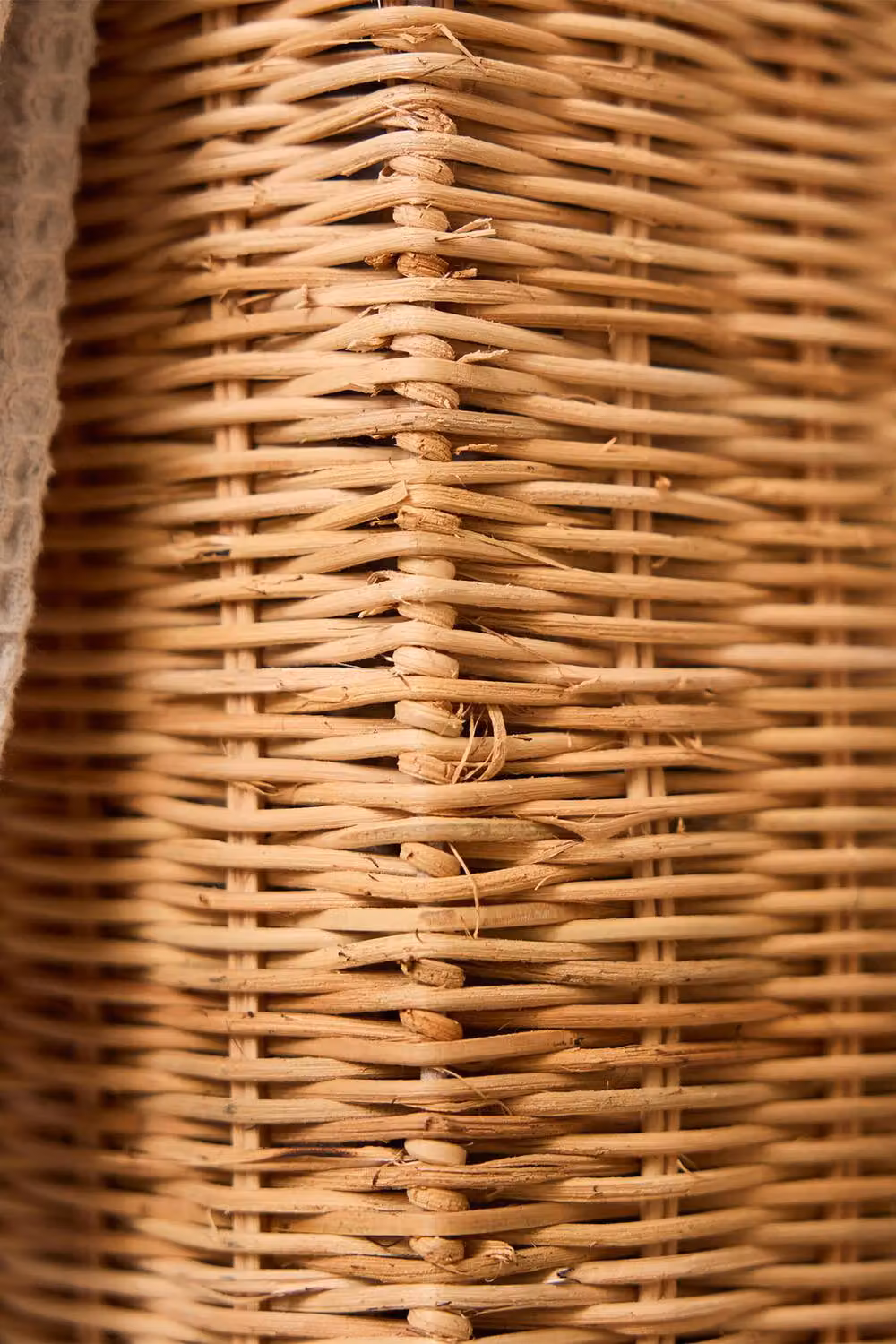 Dibor Traditional Large Staircase Laundry Storage Basket with Handles in Natural Beige, Sand and Brown, W/D/H: 45.0 x 30.0 x 16.0 cm – 2
