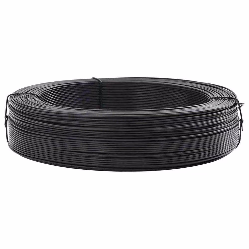 Berkfield Home Plastic Coated Steel Fence Binding Wire, Anthracite Black, 250 m, 1.6/2.5 mm – 3