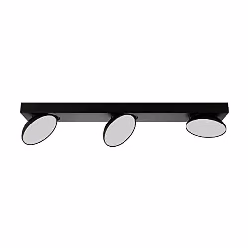 Netlighting Castelio Modern LED Ceiling Spotlight Bar in Black, 4000K