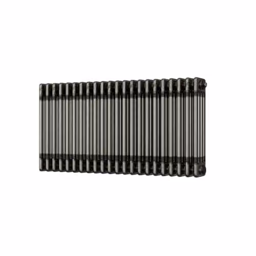 UK Radiators Alpha 4 Column Traditional Cast-Iron Style Radiator in Raw Metal with Feet, W: 988 mm, H: 500 mm – 2