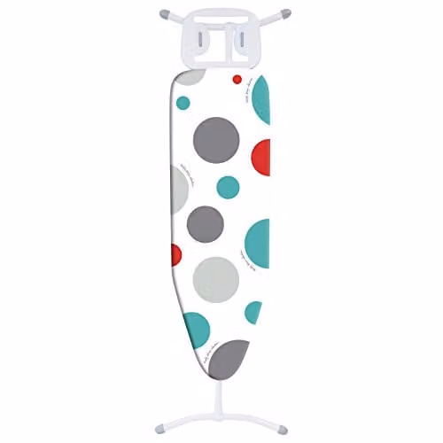 Minky Sunshine Ironing Board in Aqua Spot Multicolour, W: 97 cm, D: 33 cm