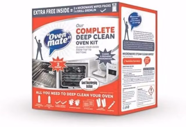 Oven Mate Complete Deep Clean Oven Kit in Transparent and Multicolour