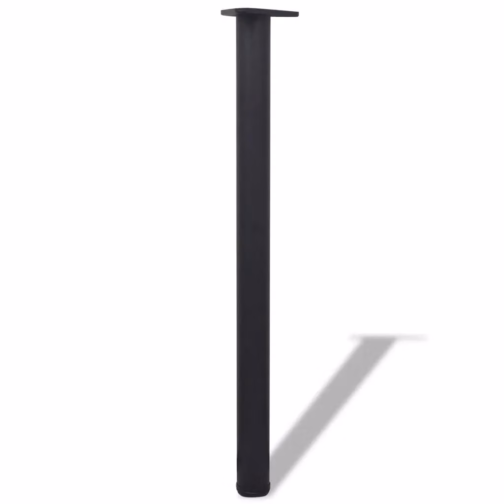 Berkfield Home Height Adjustable Table Legs, Black, Height: 87 cm, Pack of 4 – 2