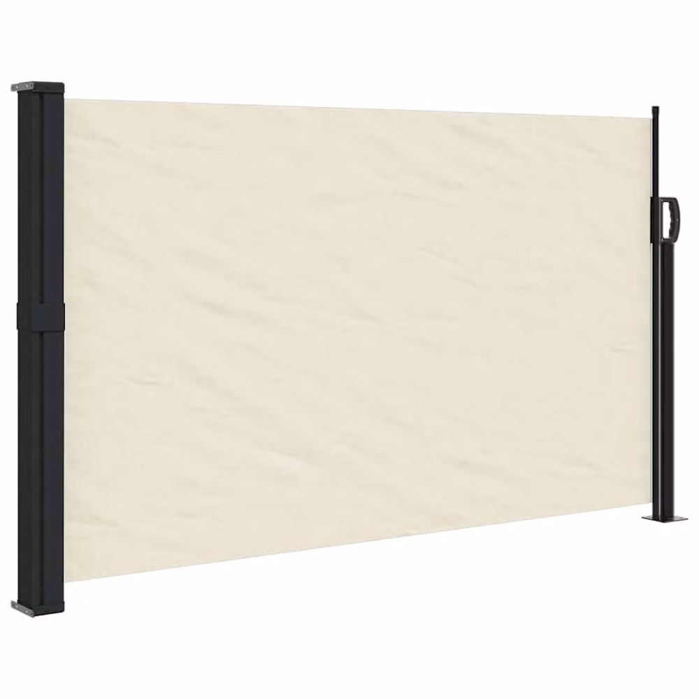 Berkfield Home Retractable Side Awning in Beige, W/H: 117 x 300 cm – 2