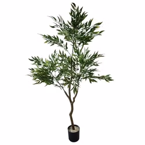 LeafUK UV Resistant Artificial Japanese Ficus Tree in Green, Height: 120 cm – 1
