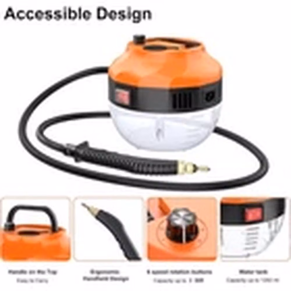 VOGREX 3800W Portable Handheld Steam Cleaner in Orange – 4