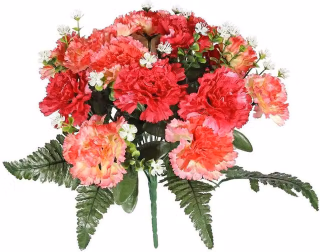 Kingsbury Gifts Mixed Pink Artificial Carnation Bouquet