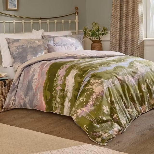 Voyage Maison Foinaven Multicolour 100% Cotton Duvet Cover Set, W/H: 180 x 200 cm