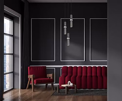 Netlighting Isidora Modern 3 Light Cluster Pendant Ceiling Light in Black GU10 – 2