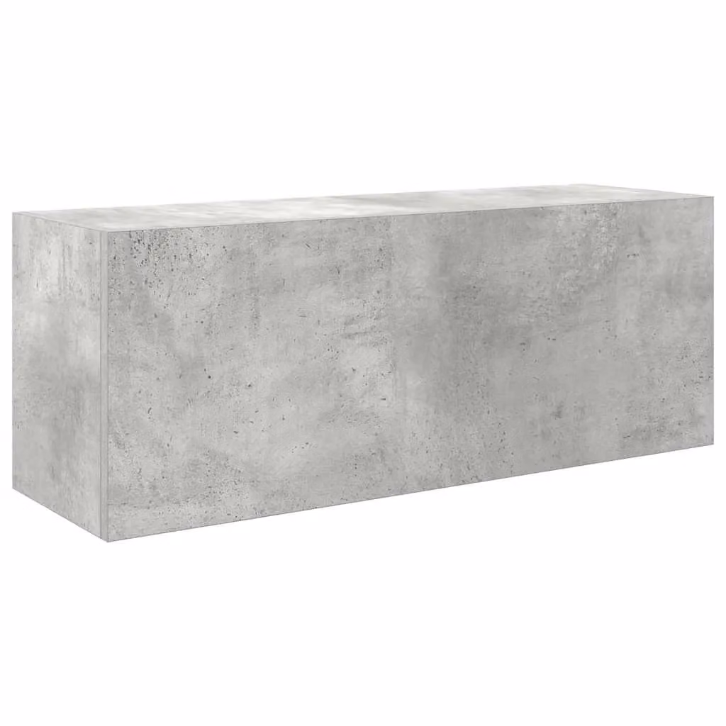 Berkfield Home Wall Mounted Bathroom Cabinet in Concrete Grey, W/D/H: 80 x 25 x 30 cm – 2