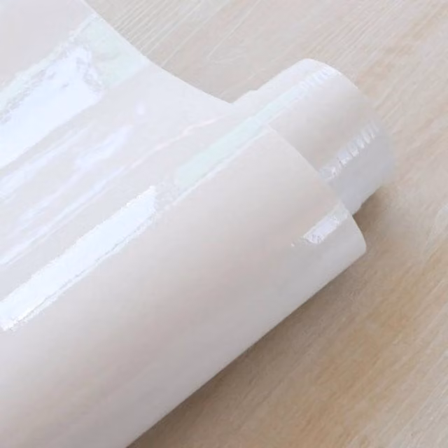 PAWNORA White Vinyl Roll for Kitchen Cupboard Covering, 2m x 60cm – 1