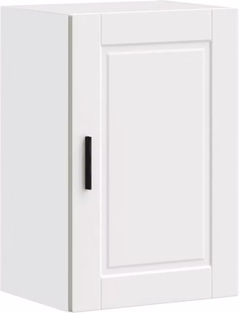 Berkfield Home Porto White Wall Mounted Kitchen Cabinet with Hinged Doors and Internal Shelves