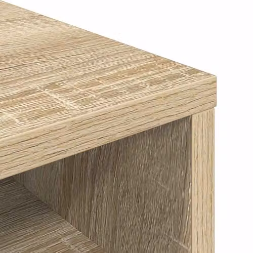 vidaXL Modern Lowboard in Brown Oak, W/D/H: 102 x 32 x 48.5 cm – 3