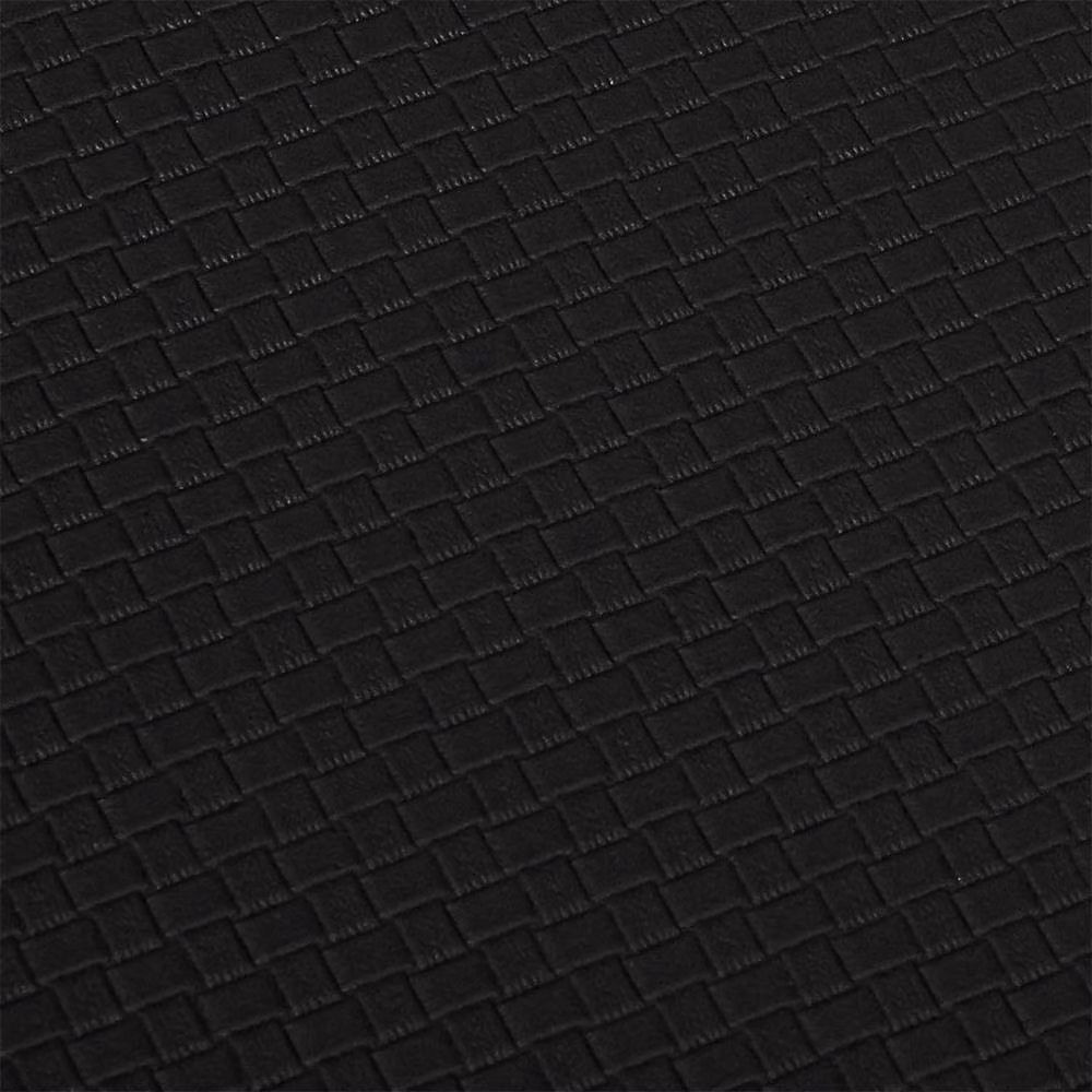 Marlow 2-Piece Non-Slip Woven Black Kitchen Mat Set, Absorbent Polyester Runner, W: 45 cm x L: 150 cm – 6