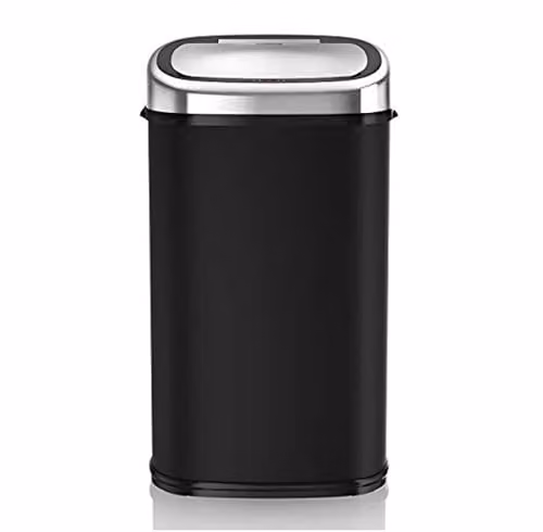 Tower T80900 Sensor Kitchen Bin with Infrared Touchless Lid, Black