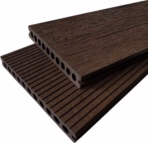 Heritage Timbosite Decking Board in Old Chocolate Brown, W: 200 mm x L: 3660 mm