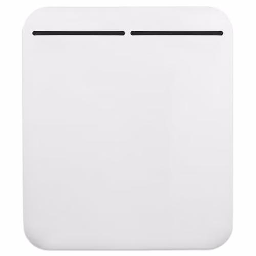 Mylek 500W Electric Convector Panel Heater, White, Wall Mounted or Freestanding, W/D/H: 45.5 x 35.0 x 11.5 cm