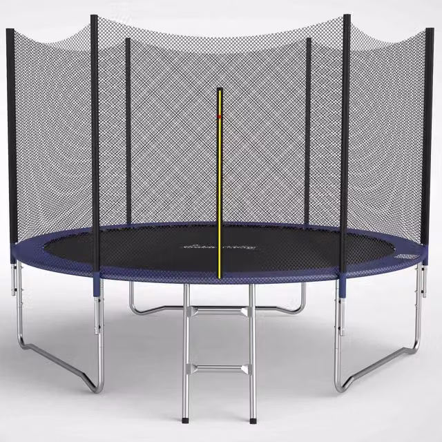 GALACTICA 10ft Trampoline Set with Safety Net, Blue