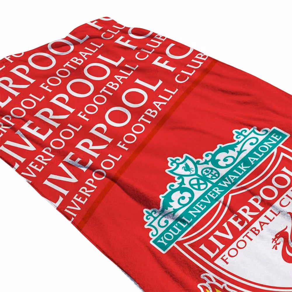 Liverpool FC Red Cotton Crest Towel, W: 75 cm x H: 150 cm – 2