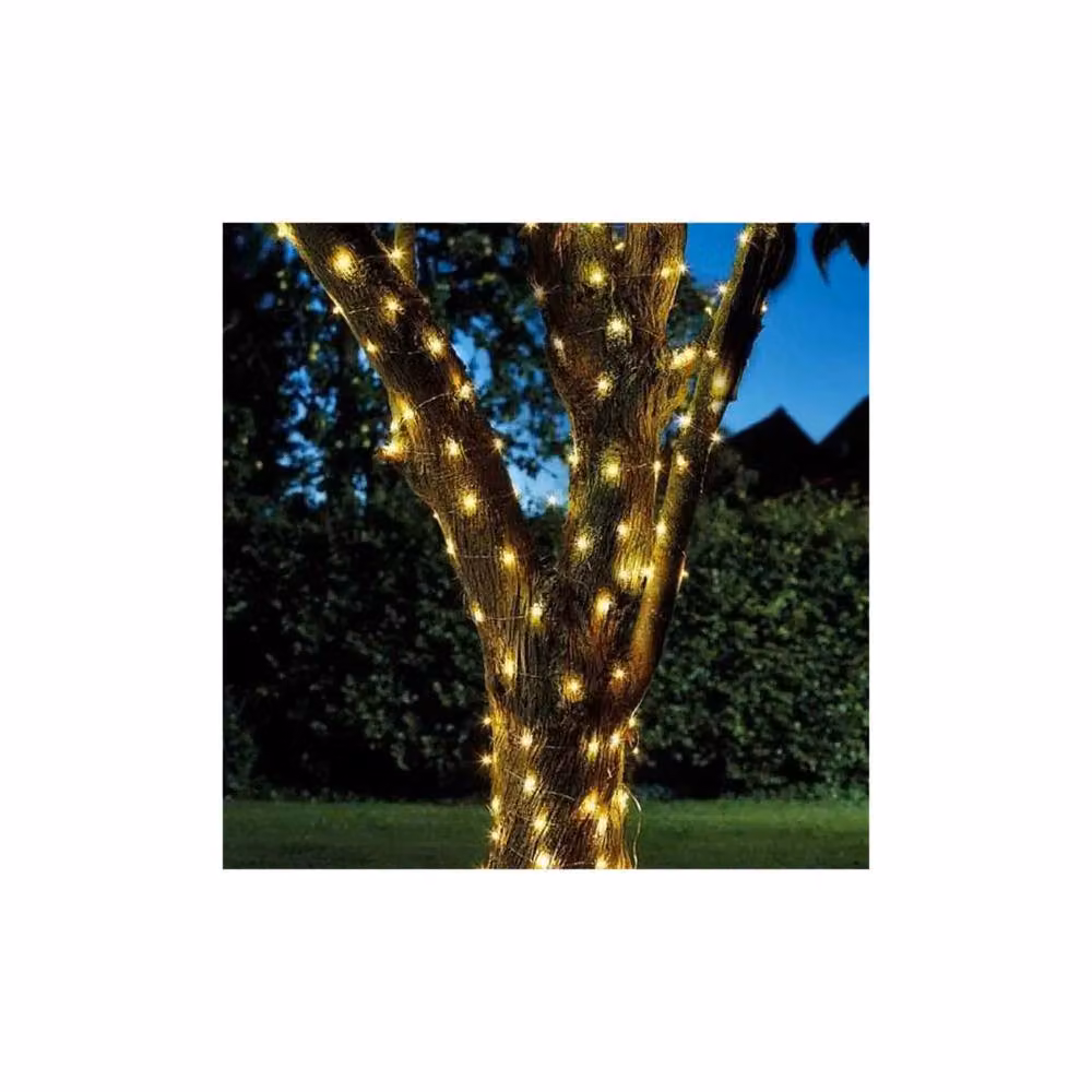 Smart Garden Products Solar Powered Firefly String Lights with 200 Warm White LEDs – 4