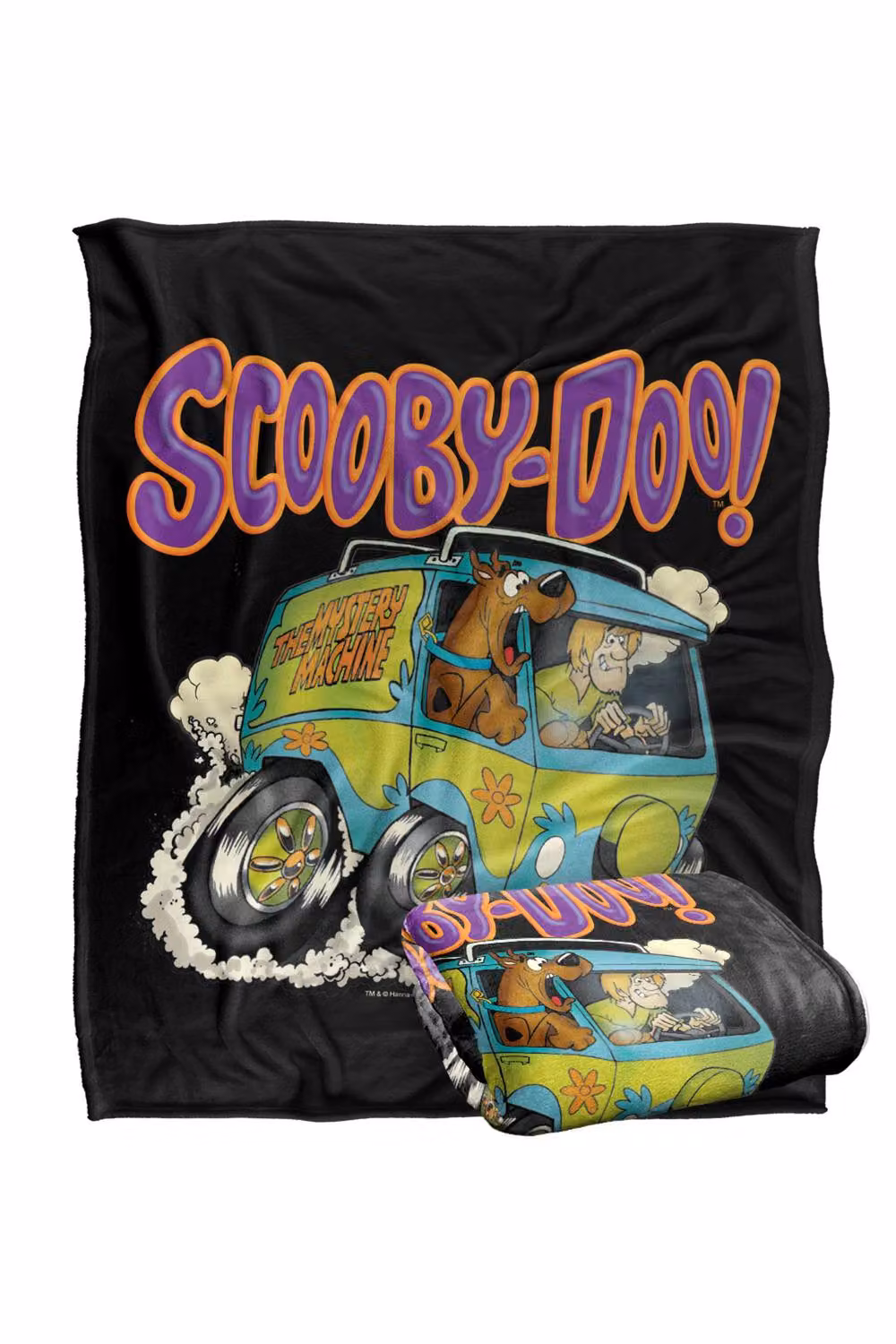 LOGOVISION Scooby Doo Scoob Fink Super Soft Silky Touch Fleece Throw Blanket, Multicolour – 7