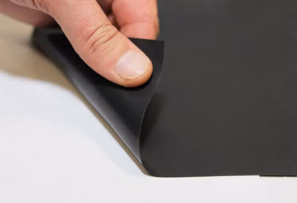 TCS Geotechnics LLDPE Impermeable Plastic Membrane Roll, Black or Grey, W: 2 m, L: 50 m, Thickness: 1 mm
