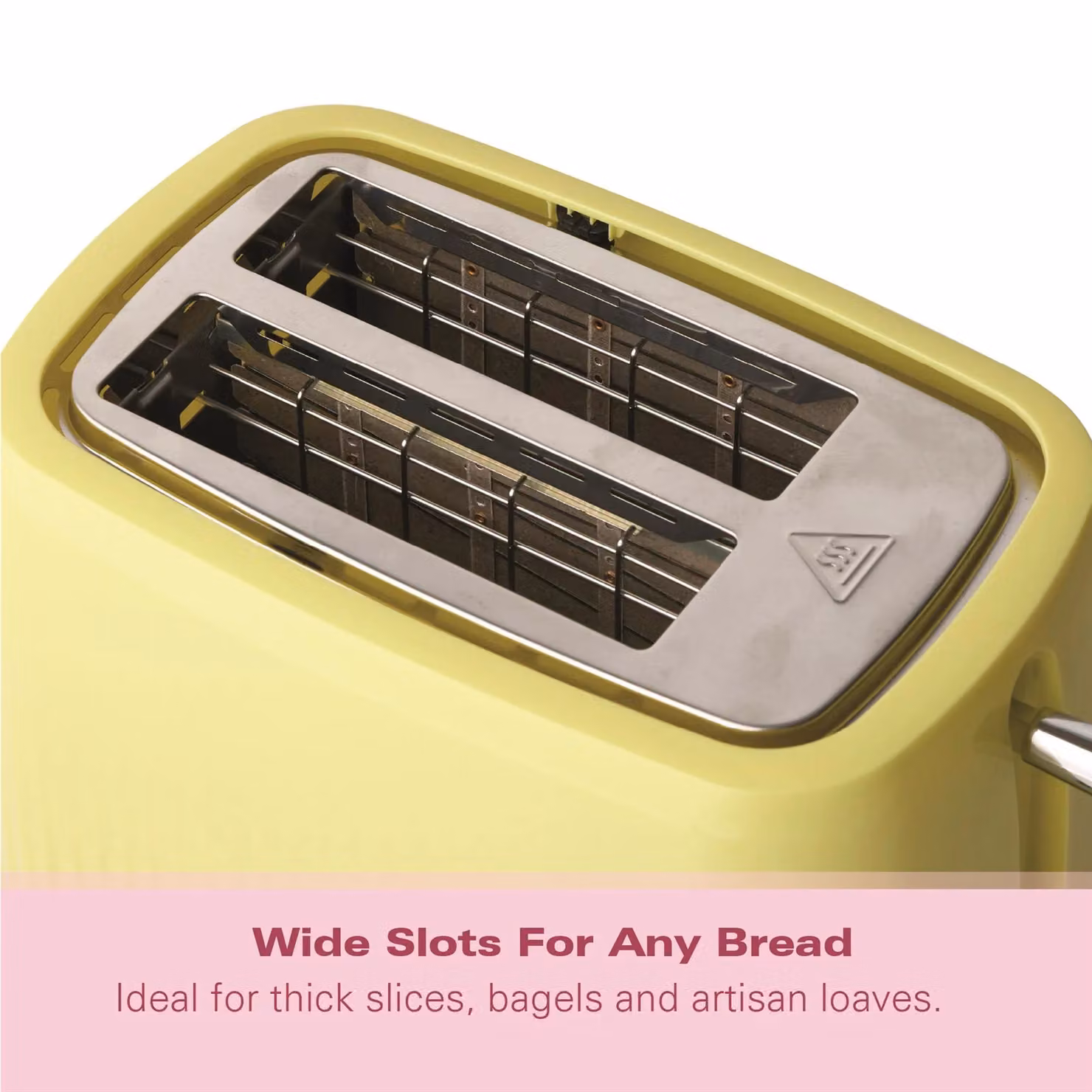 Hamilton Beach Miami 2 Slice Toaster, 800W, Yellow – 3