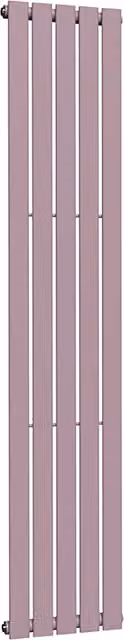 Lux Heat Flat Coloured Vertical Radiator in Lavender Mist, H 180 cm x W 35 cm
