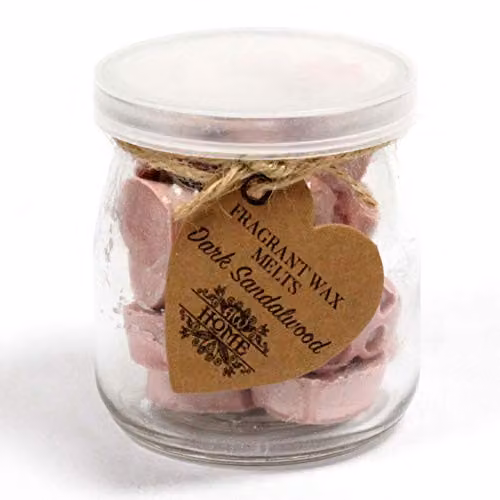 KDMD Dark Sandalwood Soywax Melts Jar in Pink – 1