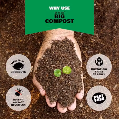 Coco&Coir Peat-free Houseplant Potting Mix with Plant Food Enriched Coconut Coir, 9L – 2