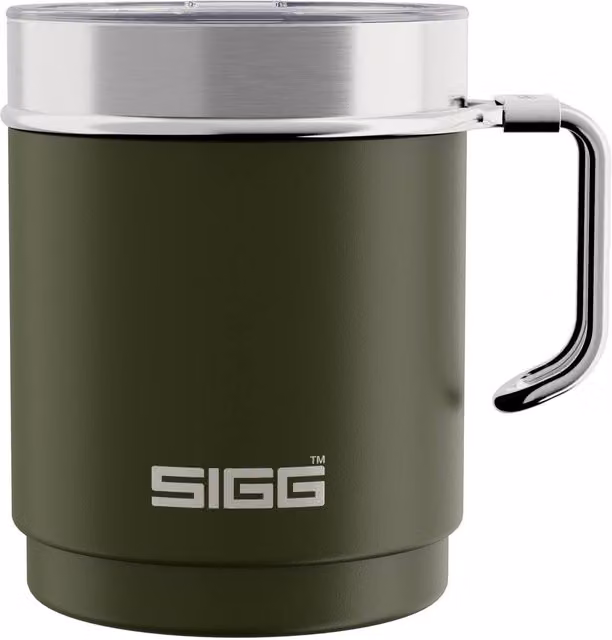 Sigg Green Stainless Steel Travel Mug with Lid, 300 ml