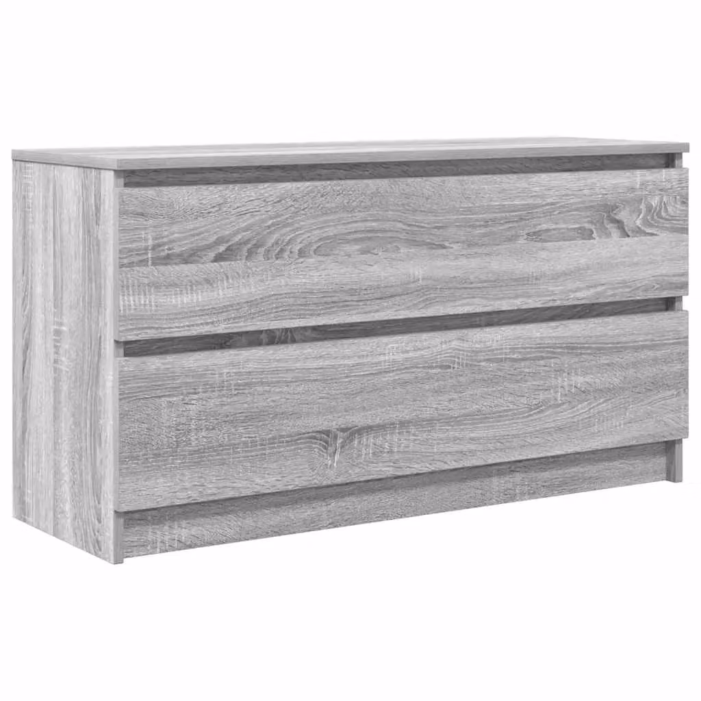 Berkfield Home Grey Sonoma TV Cabinet in Engineered Wood W/D/H: 100 x 35 x 54 cm – 2