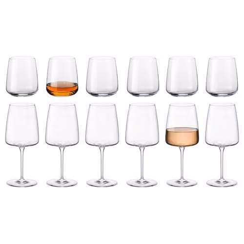 Bormioli Rocco Nexo 12-Piece Wine Glass Set in Transparent Glass – 1