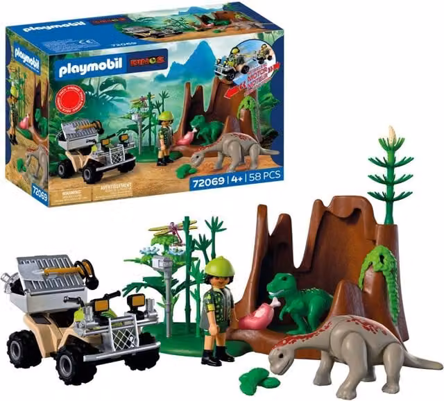 Playmobil Dino Hideaway Figure Play World in Green