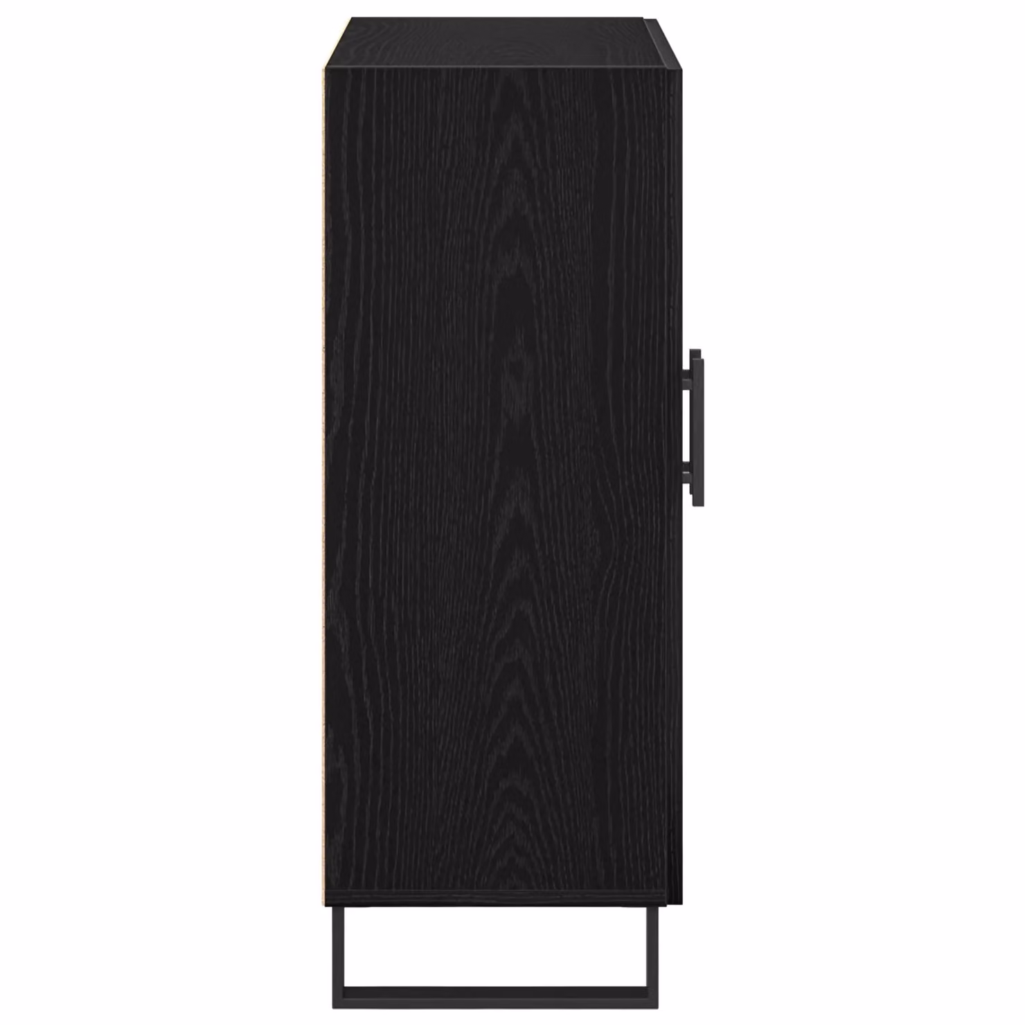 Berkfield Home Black Oak Sideboard, W/D/H: 69.5 x 34 x 90 cm – 3