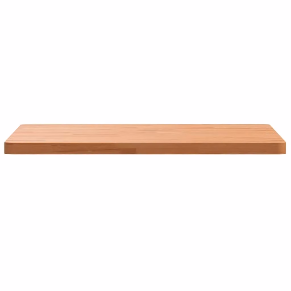 Berkfield Home Square Solid Wood Beech Table Top, Brown, W: 60 cm, D: 60 cm, H: 2.5 cm – 2