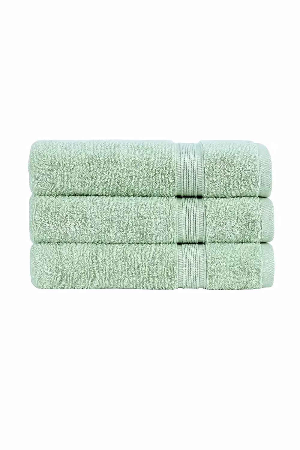 CHRISTY Serene Soft Tone 100% Combed Cotton Bath Sheet in Green – 4